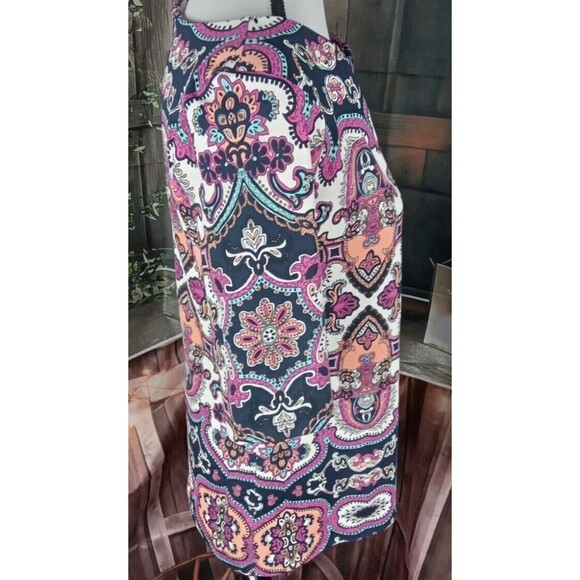 Charter Club Blouse Size S Paisley Button Design 3/4 Sleeve - Picture 5 of 8